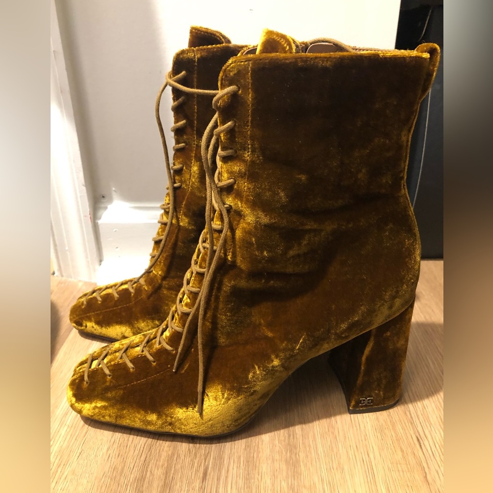 Sam Edelman carney rust velvet